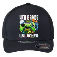 4th Grade Level Unlocked Video Game Back to School Flexfit Unipanel Trucker Cap