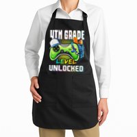 4th Grade Level Unlocked Video Game Back to School Apron