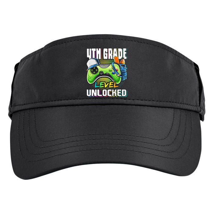 4th Grade Level Unlocked Video Game Back to School Adult Drive Performance Visor