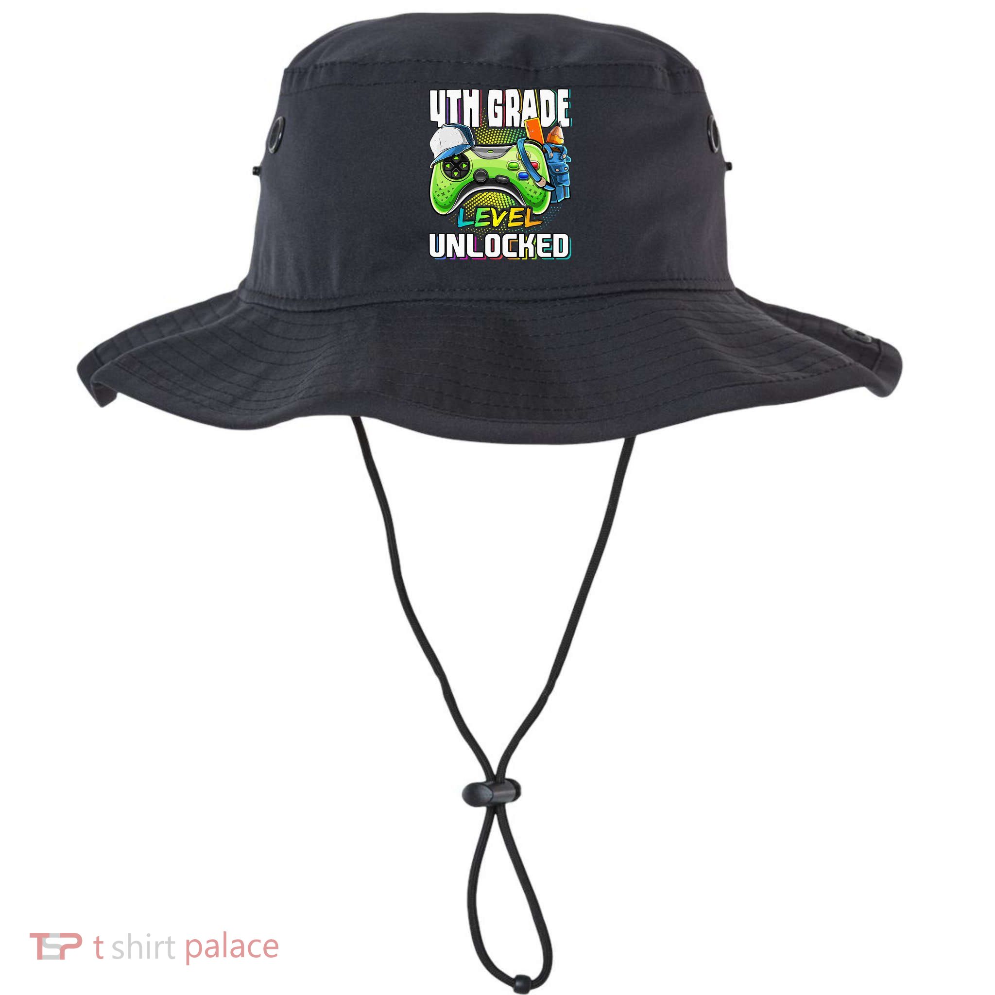 4th Grade Level Unlocked Video Game Back to School Bucket Hat