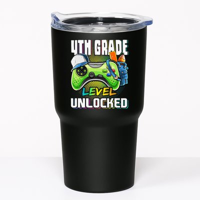 4th Grade Level Unlocked Video Game Back to School Tumbler