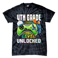 4th Grade Level Unlocked Video Game Back to School Tie-Dye T-Shirt