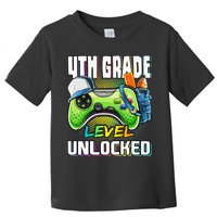 4th Grade Level Unlocked Video Game Back to School Toddler T-Shirt
