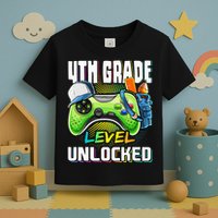 4th Grade Level Unlocked Video Game Back to School Toddler T-Shirt