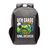 4th Grade Level Unlocked Video Game Back to School Vector Backpack