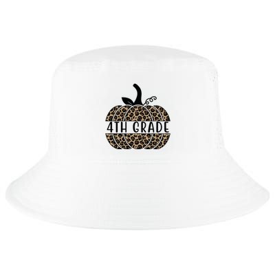 4th Grade Leopard Pumpkin Cool Comfort Performance Bucket Hat