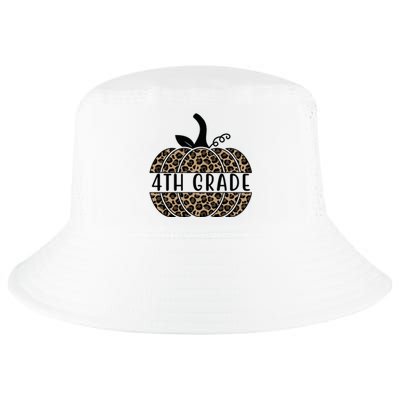 4th Grade Leopard Pumpkin Cool Comfort Performance Bucket Hat