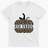 4th Grade Leopard Pumpkin T-Shirt