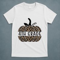 4th Grade Leopard Pumpkin T-Shirt