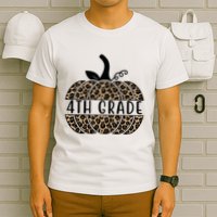 4th Grade Leopard Pumpkin T-Shirt