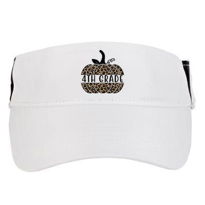 4th Grade Leopard Pumpkin Adult Drive Performance Visor