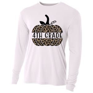 4th Grade Leopard Pumpkin Cooling Performance Long Sleeve Crew