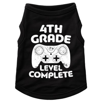 4th Grade Level Complete Video Gamer Graduation Doggie Tank