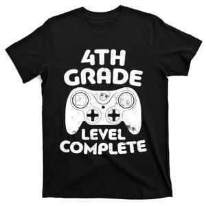 4th Grade Level Complete Video Gamer Graduation T-Shirt