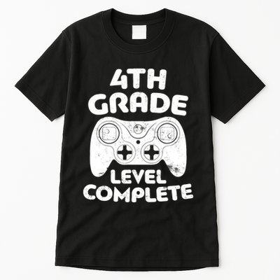 4th Grade Level Complete Video Gamer Graduation Tall T-Shirt
