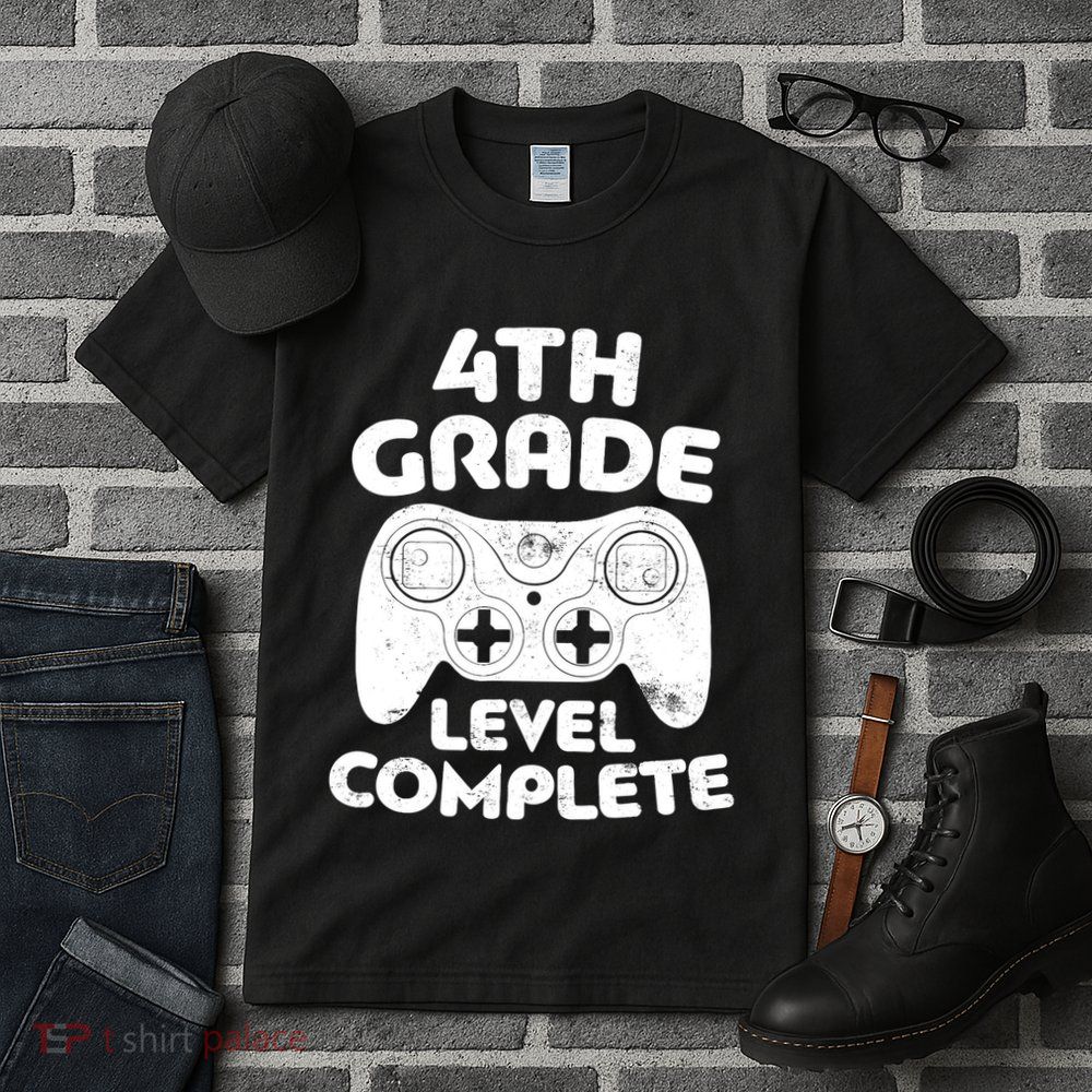 4th Grade Level Complete Video Gamer Graduation Tall T-Shirt
