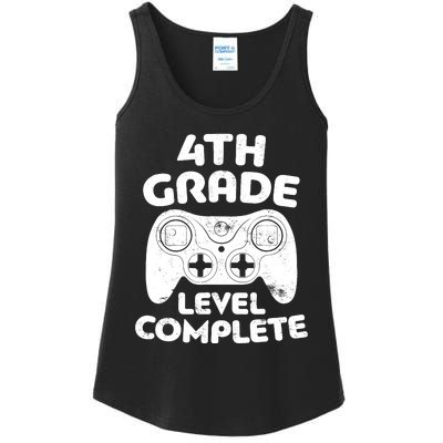 4th Grade Level Complete Video Gamer Graduation Ladies Essential Tank