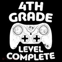 4th Grade Level Complete Video Gamer Graduation 16 in Basic Backpack