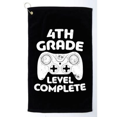 4th Grade Level Complete Video Gamer Graduation Golf Towel