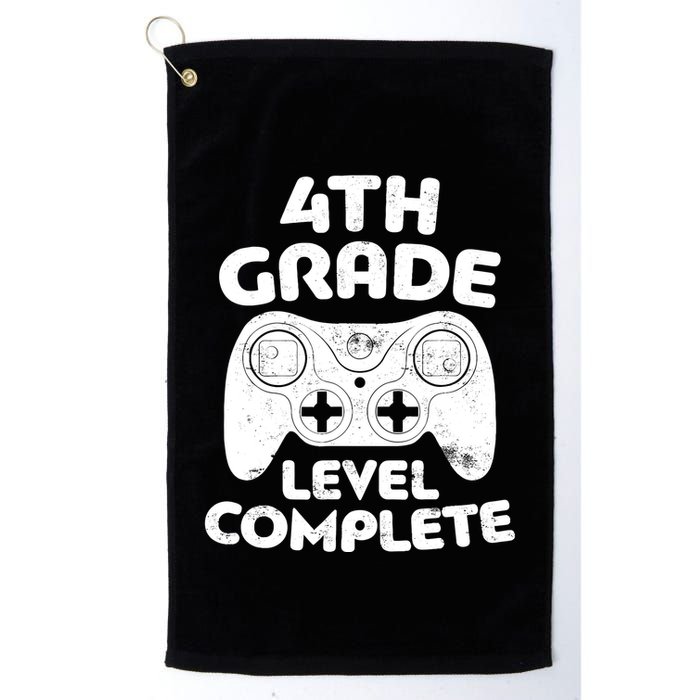 4th Grade Level Complete Video Gamer Graduation Golf Towel
