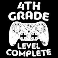 4th Grade Level Complete Video Gamer Graduation Wool Snapback Cap