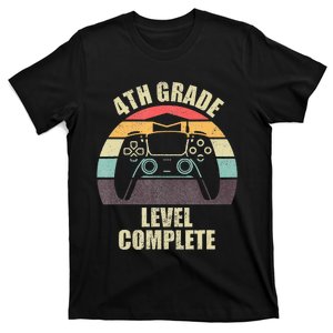 4Th Grade Level Complete Gaming Gamer Graduation T-Shirt