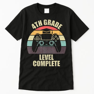 4Th Grade Level Complete Gaming Gamer Graduation Tall T-Shirt