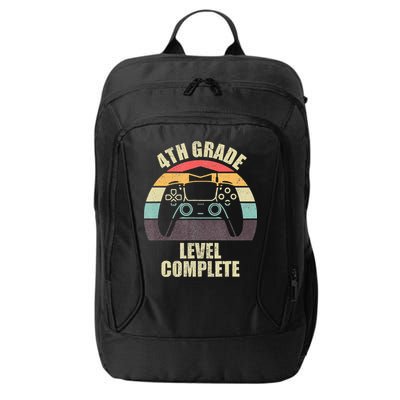 4Th Grade Level Complete Gaming Gamer Graduation City Backpack