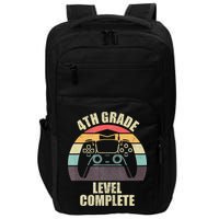4Th Grade Level Complete Gaming Gamer Graduation Impact Tech Backpack