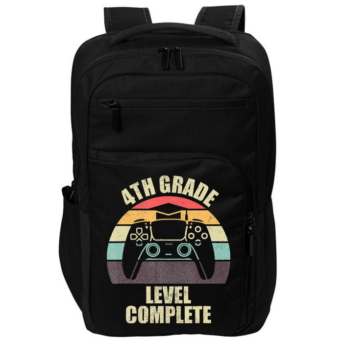 4Th Grade Level Complete Gaming Gamer Graduation Impact Tech Backpack