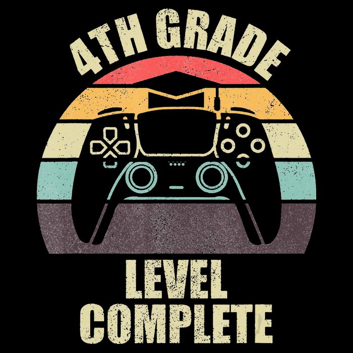 4Th Grade Level Complete Gaming Gamer Graduation Impact Tech Backpack