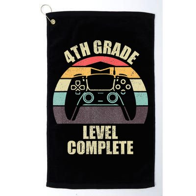 4Th Grade Level Complete Gaming Gamer Graduation Golf Towel