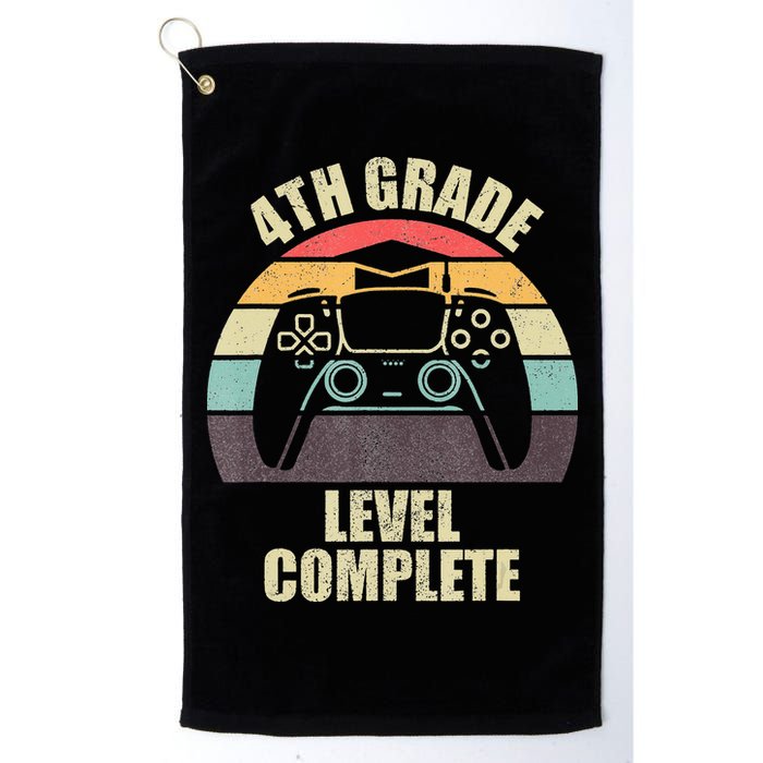 4Th Grade Level Complete Gaming Gamer Graduation Golf Towel