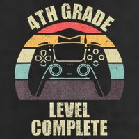 4Th Grade Level Complete Gaming Gamer Graduation Golf Towel