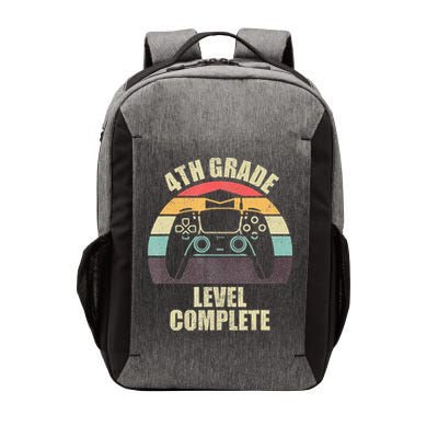 4Th Grade Level Complete Gaming Gamer Graduation Vector Backpack