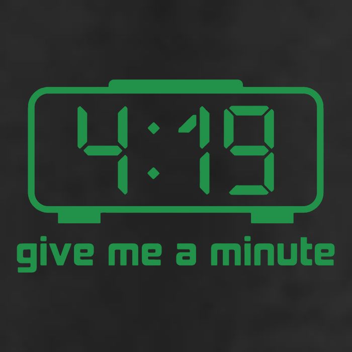 419 Give Me A Minute Adult Drive Performance Visor
