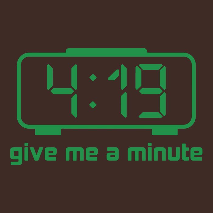 419 Give Me A Minute Cooling Performance Crew T-Shirt