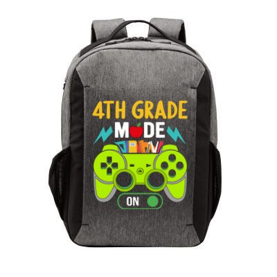 4Th Grade Mode On Gamer Back To School First Days Meaningful Gift Vector Backpack