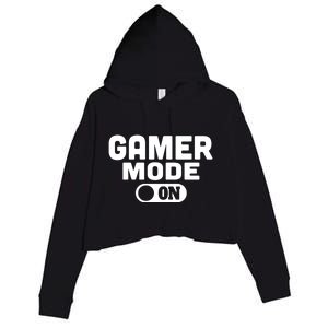 4x4 Gamer Mode On Offroad Recovery Gear Great Gift Crop Fleece Hoodie