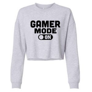 4x4 Gamer Mode On Offroad Recovery Gear Great Gift Cropped Pullover Crew