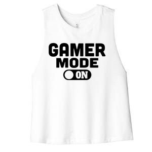 4x4 Gamer Mode On Offroad Recovery Gear Great Gift Women's Racerback Cropped Tank