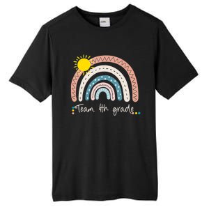 4Th Grade Of Team PreK Squad Crew Teacher Rainbow Tall Fusion ChromaSoft Performance T-Shirt