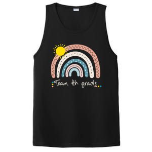 4Th Grade Of Team PreK Squad Crew Teacher Rainbow PosiCharge Competitor Tank