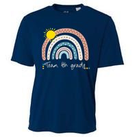 4Th Grade Of Team PreK Squad Crew Teacher Rainbow Cooling Performance Crew T-Shirt