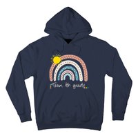 4Th Grade Of Team PreK Squad Crew Teacher Rainbow Hoodie