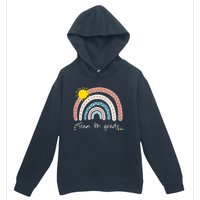 4Th Grade Of Team PreK Squad Crew Teacher Rainbow Urban Pullover Hoodie