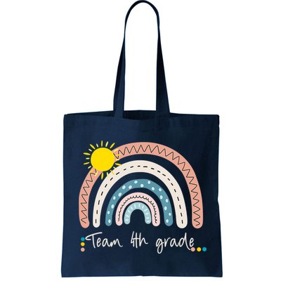 4Th Grade Of Team PreK Squad Crew Teacher Rainbow Bag
