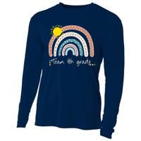 4Th Grade Of Team PreK Squad Crew Teacher Rainbow Cooling Performance Long Sleeve Crew