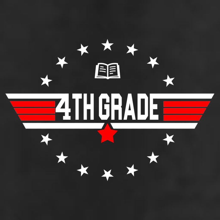 4th Grade Pilot Back To School 7 Panel Mesh Trucker Snapback Hat