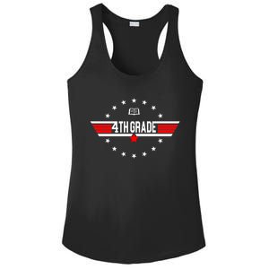 4th Grade Pilot Back To School Ladies PosiCharge Competitor Racerback Tank